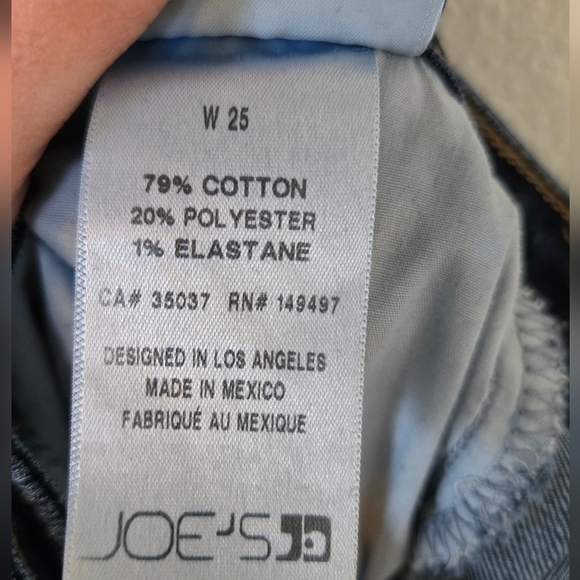 Joe's Jeans Distressed Straight Leg Jeans Size 25 - Picture 6 of 6